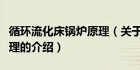 循環流化床鍋爐原理(關于循環流化床鍋爐原理的介紹)