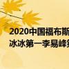 2020中國福布斯名人榜李易峰（福布斯中國名人榜2016范冰冰第一李易峰第九【附全榜單】）