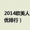 2014歐美人氣女優排行榜（2014歐美人氣女優排行）