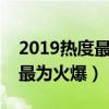 2019熱度最高的電視劇（白發第四破冰行動最為火爆）