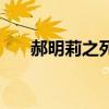 郝明莉之死（關于郝明莉之死的介紹）