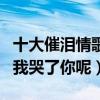 十大催淚情歌（傷心的人別聽情歌看懂歌詞的我哭了你呢）