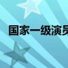 國家一級演員（關于國家一級演員的介紹）