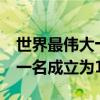 世界最偉大十大樂隊（BEYOND排名第10第一名成立為1960年）