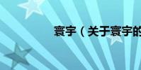 寰宇(關于寰宇的介紹)