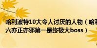 哈利波特10大令人討厭的人物(哈利波特十大反面人物:第六亦正亦邪第一是終極大boss)
