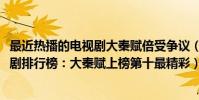 最近熱播的電視劇大秦賦倍受爭議(2020最新十大熱播電視劇排行榜:大秦賦上榜第十最精彩)