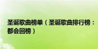 圣誕歌曲榜單(圣誕歌曲排行榜:《River》上榜第一每年都會回榜)
