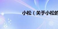 小松(關于小松的介紹)