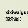 xixiwaiguawang（關于xixiwaiguawang的介紹）