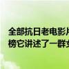 全部抗日老電影片（中國抗戰電影排行榜前十名：集結號上榜它講述了一群女英雄）