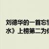 劉德華的一首忘情水（劉德華十大熱門歌曲排行榜：《忘情水》上榜第二為你著迷）
