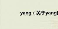yang(關于yang的介紹)