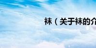 襪(關于襪的介紹)