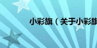 小彩旗(關于小彩旗的介紹)
