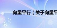 向量平行(關于向量平行的介紹)