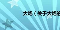 大炮(關于大炮的介紹)