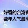 好看的臺灣青春愛情電影（周董處女座上榜那些年人氣最高）