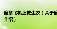 偷拿飛機上救生衣(關于偷拿飛機上救生衣的介紹)