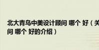 北大青鳥中美設計顧問 哪個 好(關于北大青鳥中美設計顧問 哪個 好的介紹)
