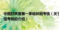 中國好聲音第一季哈林組考核(關于中國好聲音第一季哈林組考核的介紹)