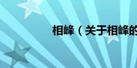 相峰(關于相峰的介紹)