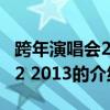 跨年演唱會2012 2013（關于跨年演唱會2012 2013的介紹）