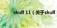 skull 11(關于skull 11的介紹)