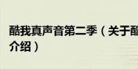 酷我真聲音第二季(關于酷我真聲音第二季的介紹)