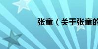 張童(關于張童的介紹)