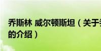 喬斯林 威爾頓斯坦(關于喬斯林 威爾頓斯坦的介紹)