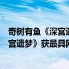 奇樹有魚《深宮遺夢》獲最具網絡人氣影片（奇樹有魚《深宮遺夢》獲最具網絡人氣影片）