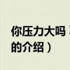 你壓力大嗎 郭德綱（關于你壓力大嗎 郭德綱的介紹）