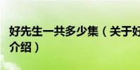好先生一共多少集(關于好先生一共多少集的介紹)