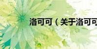 洛可可(關于洛可可的介紹)