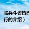 臨兵斗者皆陣列前行（關于臨兵斗者皆陣列前行的介紹）