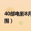 40部電影8月上映大戰（《幸運是我》有望突圍）