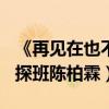 《再見在也不見》5月13日上映（宋智孝驚喜探班陳柏霖）