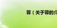 蓉(關于蓉的介紹)