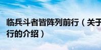 臨兵斗者皆陣列前行(關于臨兵斗者皆陣列前行的介紹)