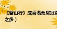 《釜山行》成香港票房冠軍(超《危城》7倍之多)
