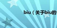 biu(關于biu的介紹)