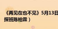 《再見在也不見》5月13日上映(宋智孝驚喜探班陳柏霖)