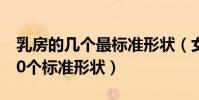乳房的幾個最標準形狀(女人最完美乳房的10個標準形狀)