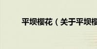 平壩櫻花(關于平壩櫻花的介紹)