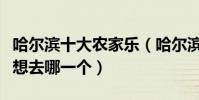 哈爾濱十大農家樂(哈爾濱好玩的農家樂你最想去哪一個)
