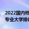2022國內檔案學專業十大名校（全國檔案學專業大學排行榜）