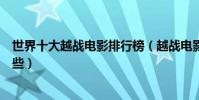 世界十大越戰電影排行榜(越戰電影大全越南戰爭電影有哪些)