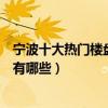寧波十大熱門樓盤排行榜（寧波熱門小區排名寧波最火樓盤有哪些）