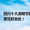 四川十大清明節旅游景點（清明節去四川哪里好玩四川踏青賞花好去處）